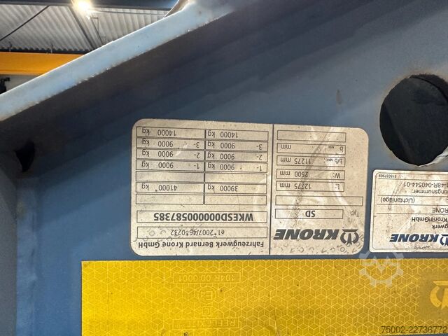 Containertransport Krone stack of 3x 2013/2014 KRONE 40FT/45FT chassis /...