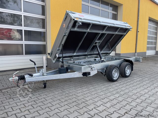 Dreiseitenkipper Anhänger Saris 306cm x 170cm 2,7T 3-Seitenkipper Tandem