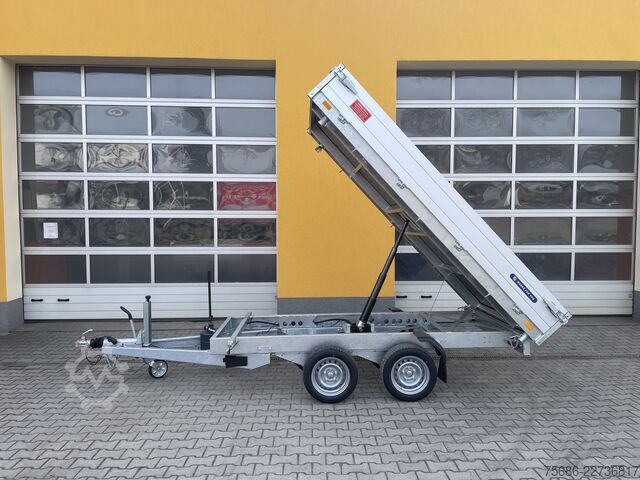 Dreiseitenkipper Anhänger Saris 306cm x 170cm 2,7T 3-Seitenkipper Tandem