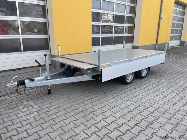 Dreiseitenkipper Anhänger Saris 306cm x 170cm 2,7T 3-Seitenkipper Tandem