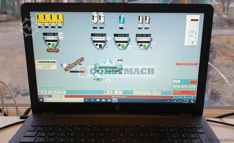 Concrete mixing plant / concrete plant CONSTMACH Concrete Mixing Plant Dry Type Concrete Mixing Plant 60 M3/H