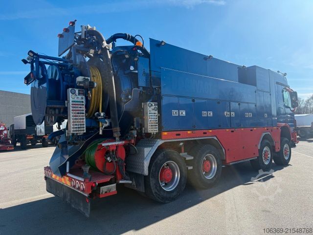 Saugwagen MERCEDES-BENZ Actros 4151 8x8 V8 Hvidtved Larsen RECycler 410