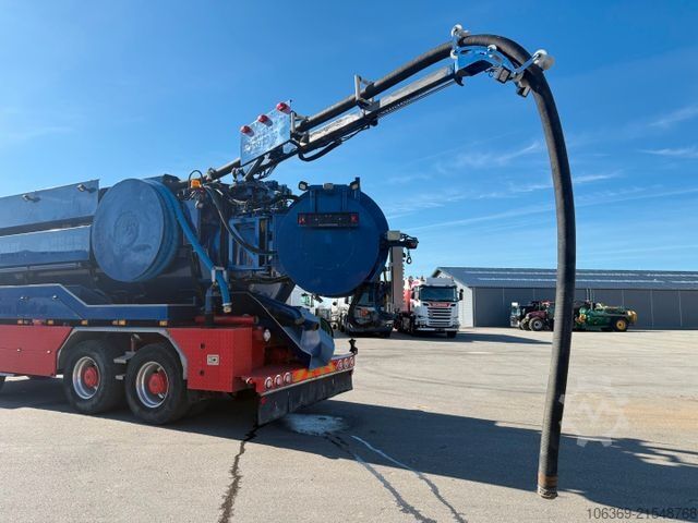 Saugwagen MERCEDES-BENZ Actros 4151 8x8 V8 Hvidtved Larsen RECycler 410