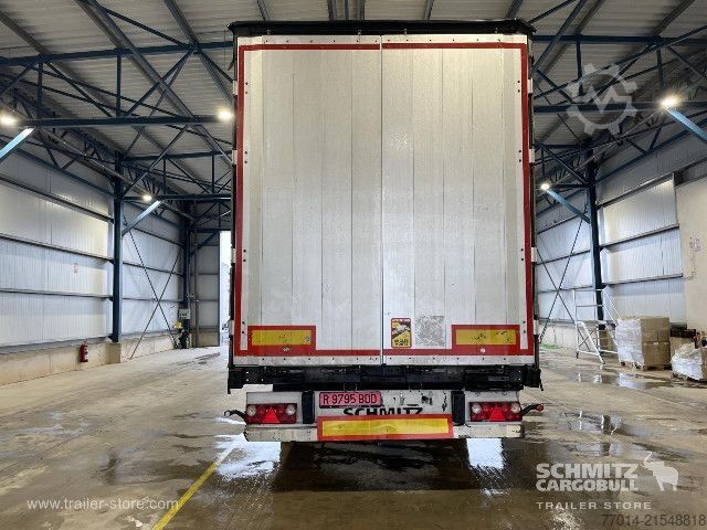 Auflieger mit Pritsche & Plane Schmitz Cargobull Curtainsider Mega