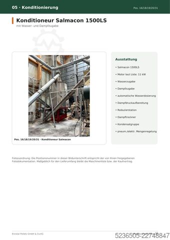 Pellet press Salmatec, Bruks, Rematec 