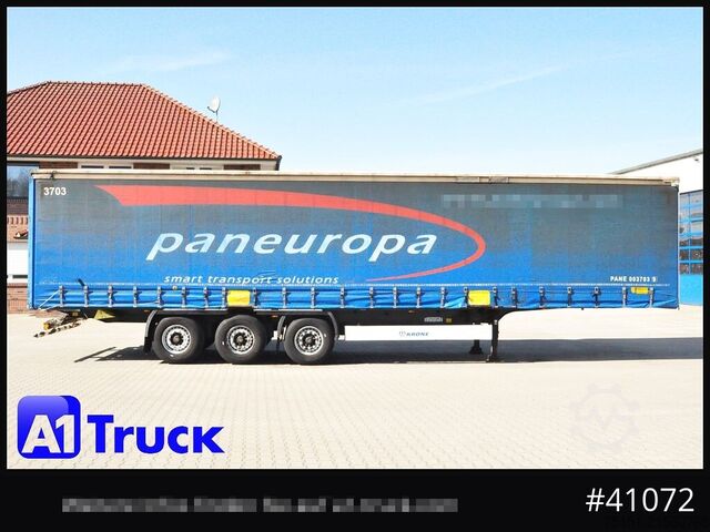 Auflieger mit Pritsche & Plane KRONE SD Tautliner, Code XL, 1 Vorbesitzer