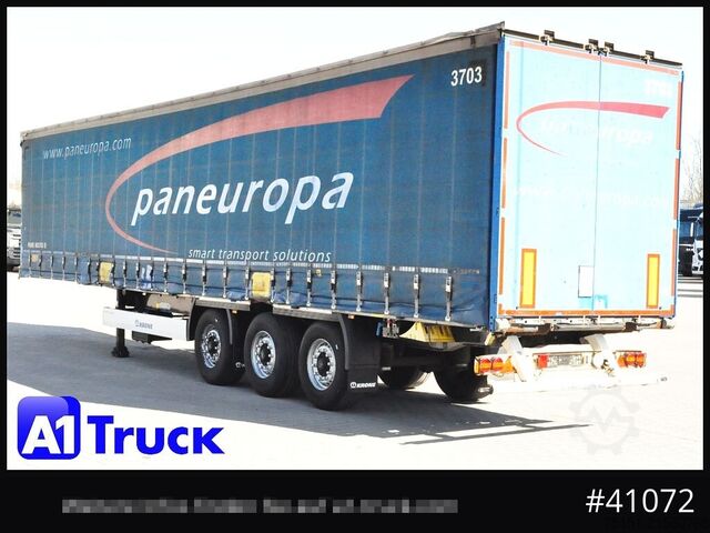 Auflieger mit Pritsche & Plane KRONE SD Tautliner, Code XL, 1 Vorbesitzer