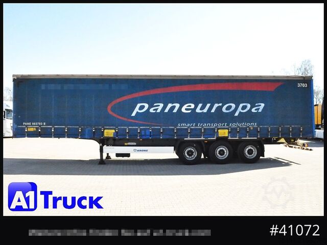 Auflieger mit Pritsche & Plane KRONE SD Tautliner, Code XL, 1 Vorbesitzer
