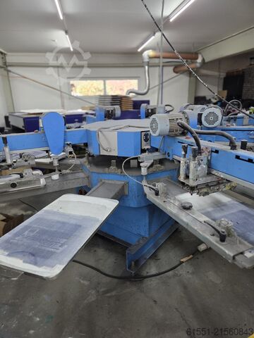 Siebdruckkarussell für Textildruck 6 Fa Walz Easy