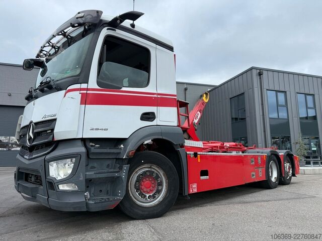 Roll-off tipper truck MERCEDES-BENZ Actros 2546 6x2 Hyva Hooklift / Abrollkipper