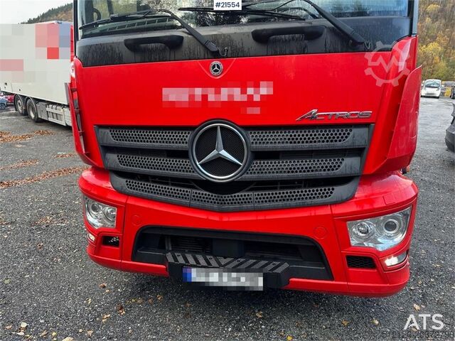 Garbage truck Mercedes-Benz Actros 2543 6x2 2-chamber compactor truck w/ JOAB