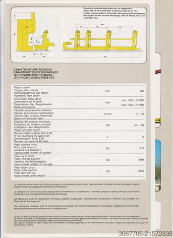Bandsägewerk PRIMULTINI SE-CEA-IEA 1100 PRIMULTINI SE-CEA-IEA 1100 DX
