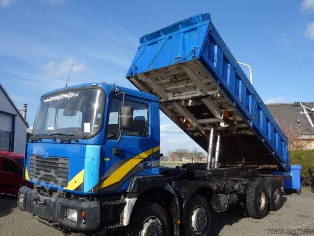 Tipper MAN 35 414 8x6 manual fuelpump