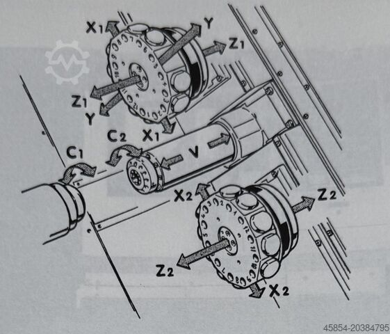 Traub TNS 26 DGY, Year of Manufacture 1992, Internal No. 231415 TRAUB TNS 26 DGY