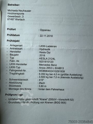 Logging truck Kran Kesla 2124L