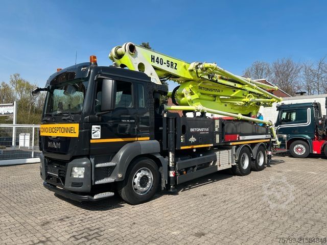 Betonpumpen-LKW MAN 26.420 TGS Betonstar 40.16-5RZ 5 Knick 40 Meter