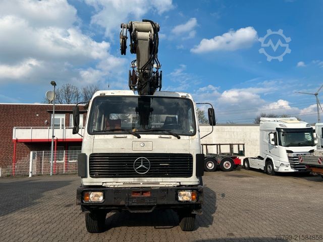 Autokran MERCEDES-BENZ 2632 HMK Dachdeckerkran 6x6