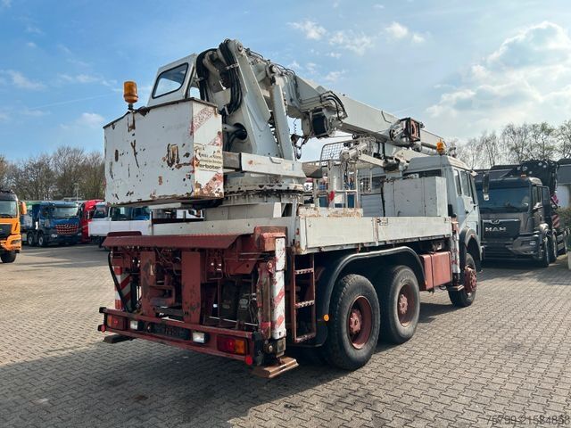 Autokran MERCEDES-BENZ 2632 HMK Dachdeckerkran 6x6