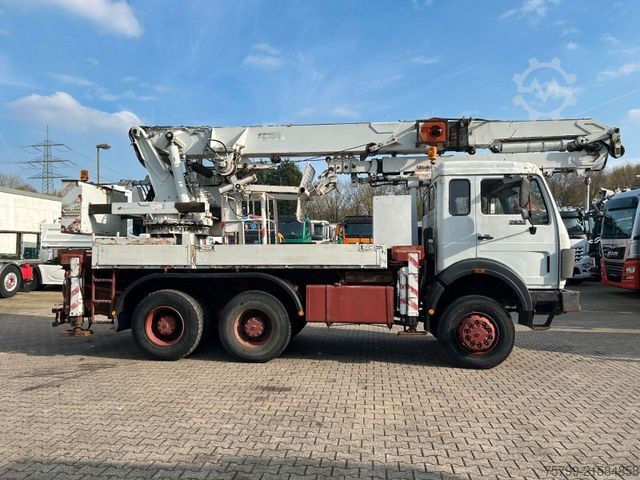 Autokran MERCEDES-BENZ 2632 HMK Dachdeckerkran 6x6