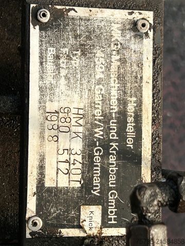 Autokran MERCEDES-BENZ 2632 HMK Dachdeckerkran 6x6