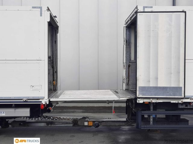 Box truck SCANIA R 410 Durchlade-Kofferzug 2xLBW Lenkachse Retard