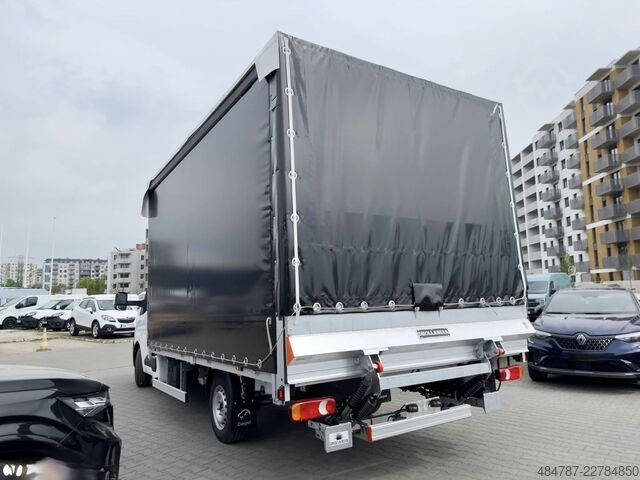 Curtain sider van RENAULT Master Pritsche Plane 170PS LBW BackSleeper Tach
