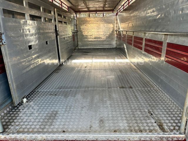 Viehtransporter LKW MERCEDES-BENZ Actros 1841 MP3 1.Stock Köstner Viehaufbau