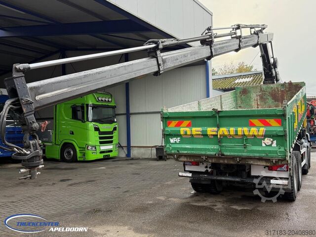 Tipper with crane MAN TGS 35.400 8x4 Bladgeveerd, Handgeschakeld, HIA...