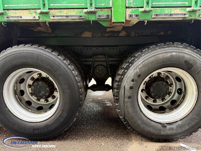 Tipper with crane MAN TGS 35.400 8x4 Bladgeveerd, Handgeschakeld, HIA...