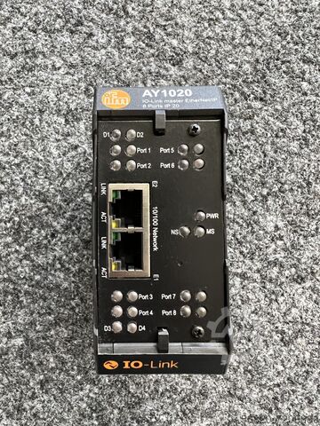 IO-Link master with EtherNet/IP interface ifm electronic GmbH AY1020