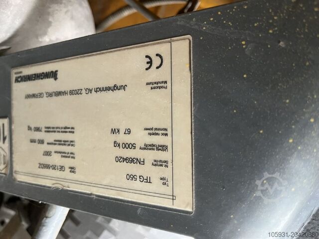 LPG Forklifts Jungheinrich TFG550