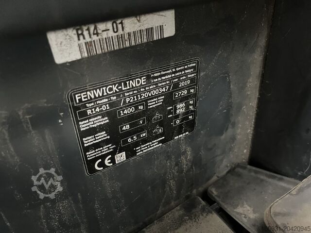 Schubmaststapler Linde R14-01