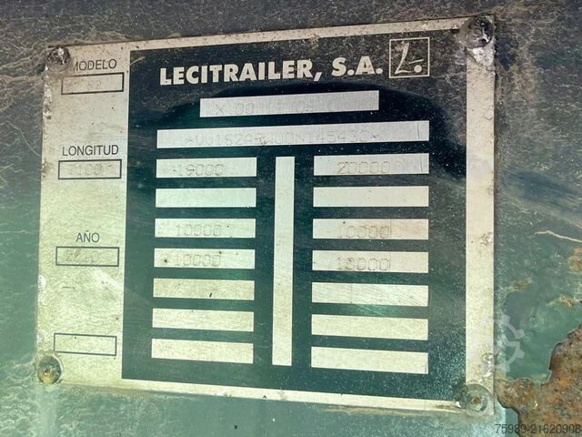 Schiebeplanen Leciñena air susrpansion,  double axels