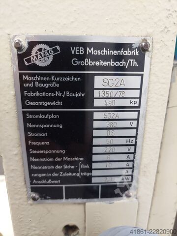 Deburring drum / scouring drum VEB-GROSSBREITENBACH SG 2 A