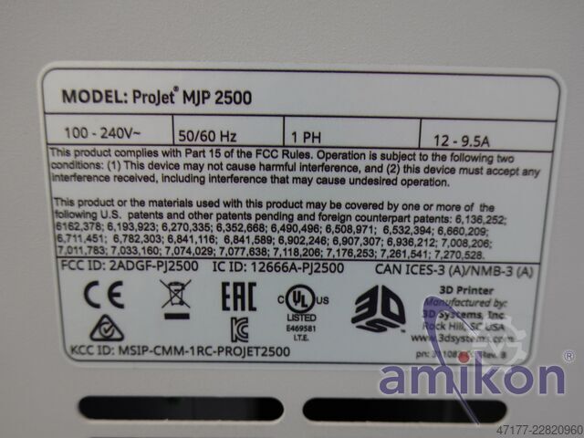 3D-Drucker 294x211x144 mm 3D Systems ProJet MJP 2500 Plus MultiJet