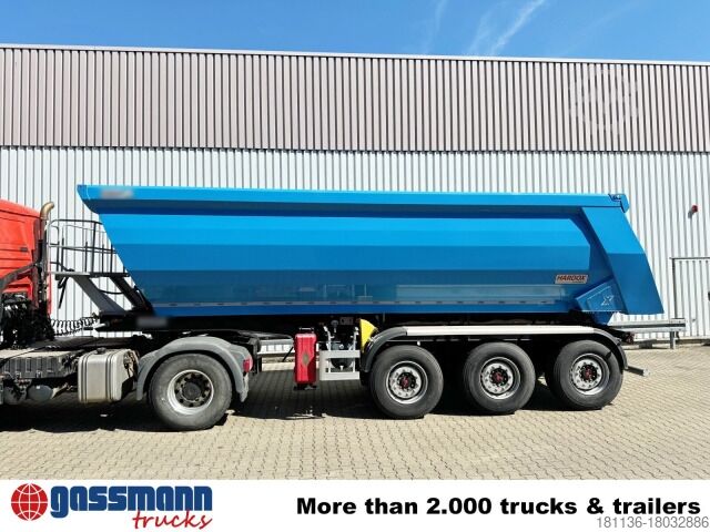 Tipper semitrailer  Euro ATM 27, HARDOX Stahlmulde ca. 27m³,