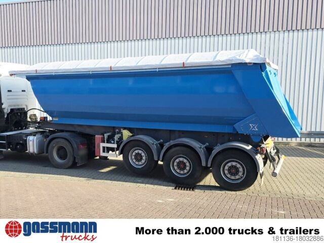 Tipper semitrailer  Euro ATM 27, HARDOX Stahlmulde ca. 27m³,