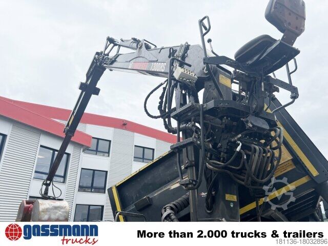 Kipper LKW Mercedes-Benz Arocs 3345 K 6x4, Heckkran Hiab Jonsered 1300RS79,