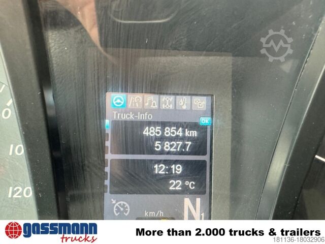 Abrollkipper Mercedes-Benz Arocs 3351 AK 6x6, Retarder, Navi, Grounder, Kran