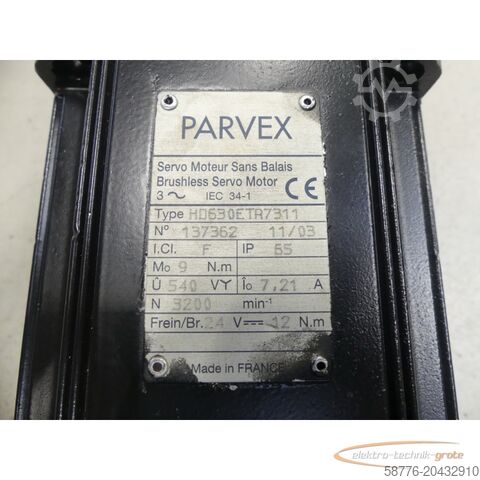 Control unit PARVEX Parvex HD630ETR7311 Servomotor SN: 137362