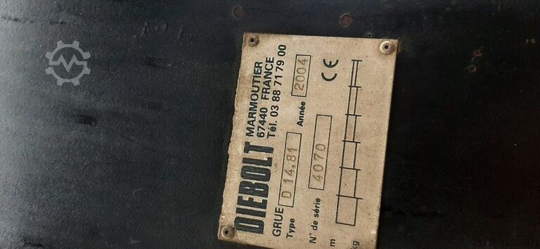 Crane DIEBOLT BOOMKRAAN D14.81