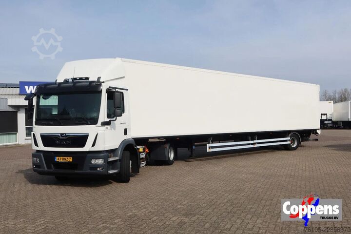 Koffer Heiwo TGM Heiwo city trailer geïsoleerd + Dhollandia ...