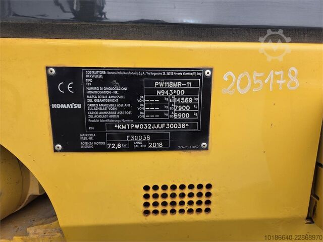 Komatsu PW118MR-11 Komatsu PW118MR-11