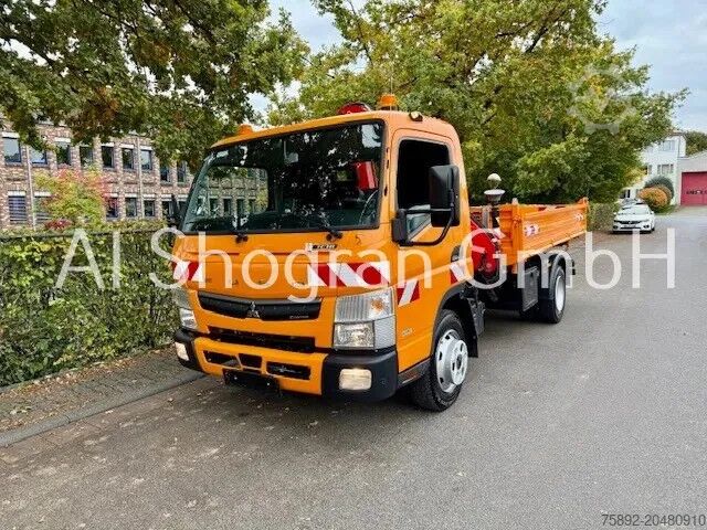 3-Seiten-Kipper Mitsubishi Fuso 7C18 / Kipper Mit Kran Fassi F50A/Eu6d