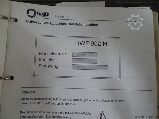Fräsmaschine Hermle UWF 902H