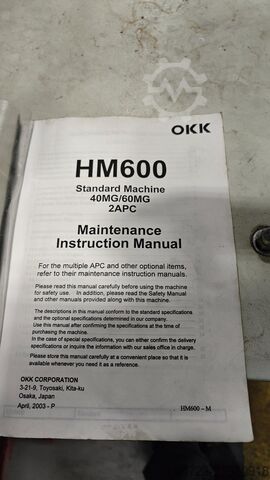 Horizontal-Bearbeitungszentrum OKK HM 600