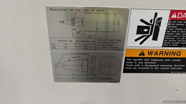 Horizontal-Bearbeitungszentrum OKK HM 600