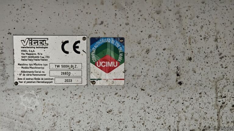 Horizontal-Bearbeitungszentrum Vigel TW 500H Bi.Z