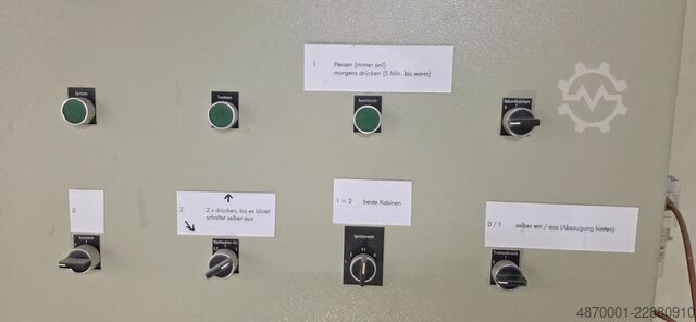 Industrial paint booth / spray booth BERKMANN Industrie-Lackieranlage / Sprit 2870/98 (gemäss Typenschild)