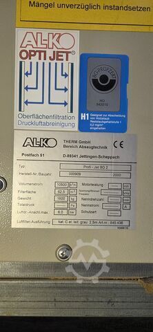 Stationäre Absauganlage und Absaugrohre AL-KO THERM GmbH PROFI-JET BG 2